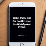 iPhone yang Tidak Bisa Lagi Pakai WhatsApp