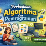 Perbedaan Algoritma dan Pemrograman