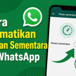 Cara Mematikan Pesan Sementara di WhatsApp