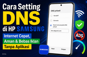 Cara Setting DNS di HP Samsung